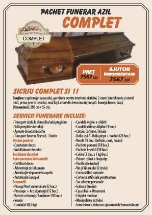 Pachet Funerar Azil Complet